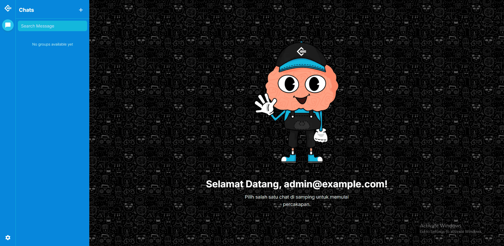 Mindset Ngedit WebChat Dashboard - Web App project