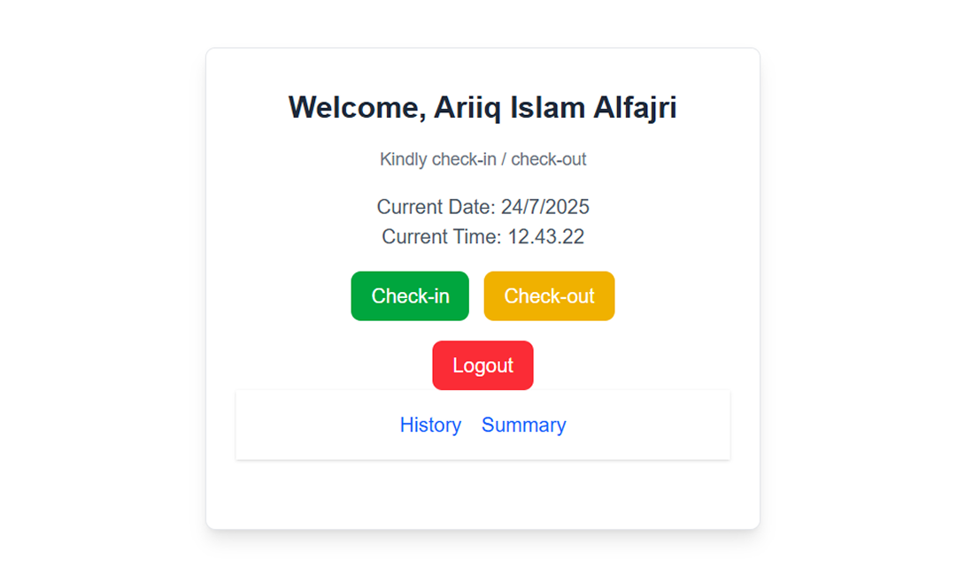 Online Presence App